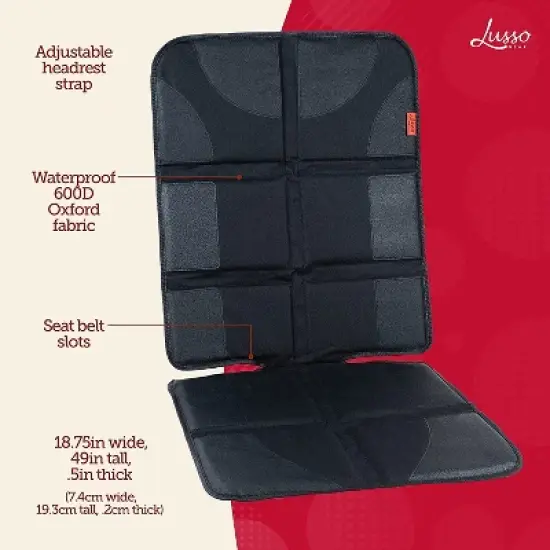 Lusso Gear Car Seat Protector image {5}