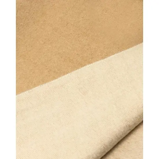 Wrapables Soft Cashmere Feeling Scarf, Large Two-Tone Winter Scarf Wrap Shawl, Camel / Beige image {7}
