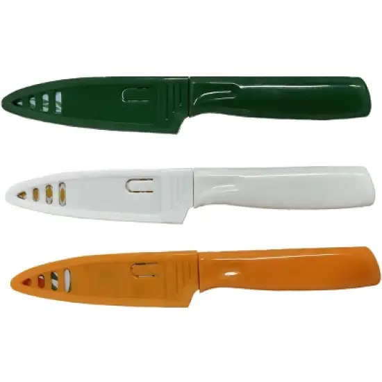 Dura Culina&reg; Artistic Edge Collection Knives with Blade Guards, Orange image {3}