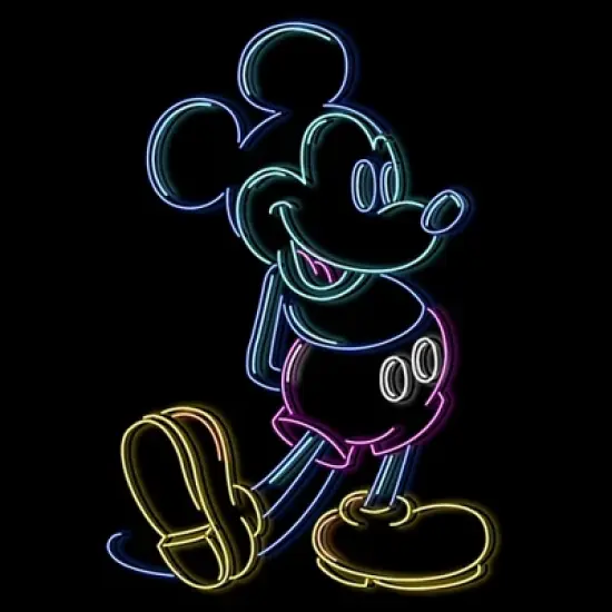 Boy's Disney Neon Mickey T-Shirt image {1}