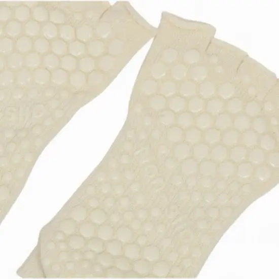 Anna-Kaci Women's Open-Toe Grip Socks for Yoga and Pilates with Non-Slip Soles and Arch Support image {1}