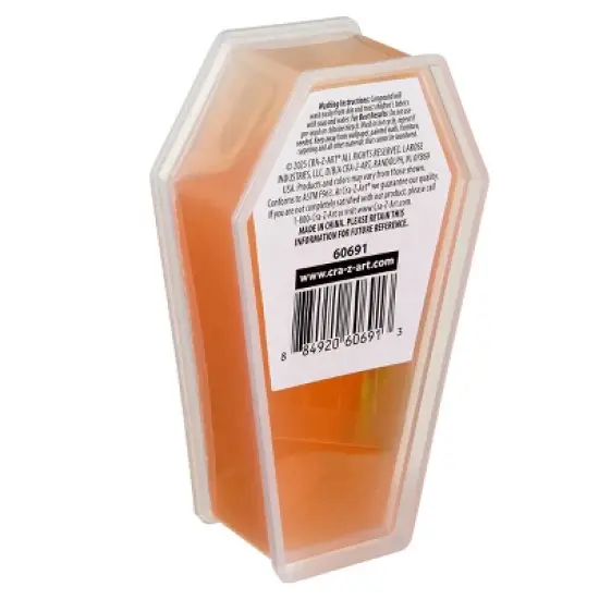 Cra-Z-Slimy Halloween Coffin Creepers Slime Orange image {7}