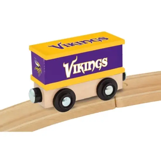 MasterPieces Wood Train Box Car - NFL Minnesota Vikings image {3}