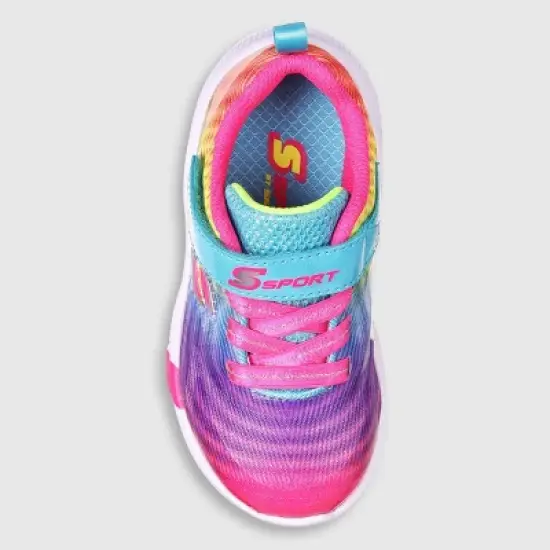 S Sport By Skechers Toddler Girls' Vivy Rainbow Print Sneakers image {2}