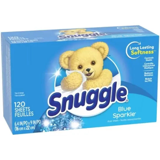 Snuggle Blue Sparkle Fresh Scent Dryer Sheets image {9}