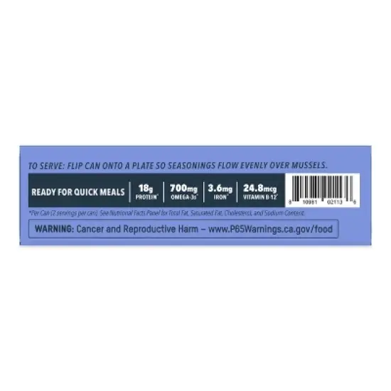 Patagonia Provisions Smoked Mussels - 4.2oz image {3}