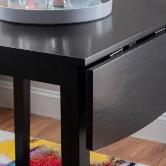 Torino Square Drop Leaf Dining Table - Linon image {12}