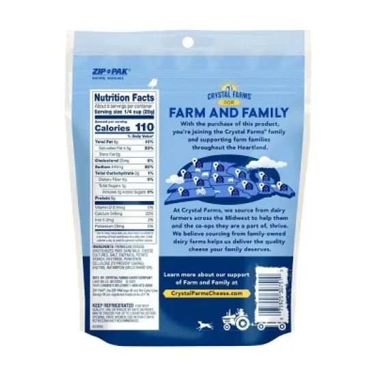 Crystal Farms Parmesan Cheese - 5.5oz image {1}