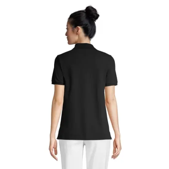 Lands' End Women's Tall Mesh Cotton Short Sleeve Polo Shirt image {1}