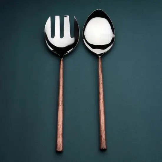 Inox Artisans Sundance Salad Serving 2 Pc. Set image {1}