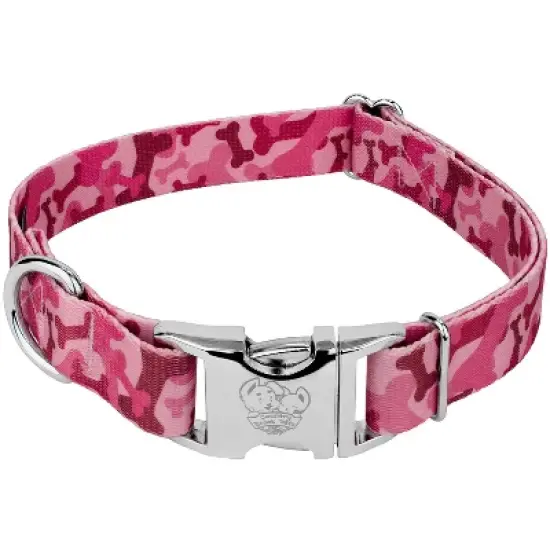 Country Brook Petz Premium Pink Bone Camo Dog Collar image {7}
