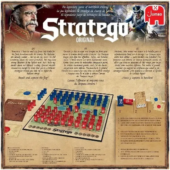 Stratego Original Version, Capture the Flag Strategy Board Game image {1}
