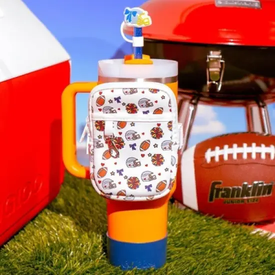 CharCharms 4pk Tailgate Cheer Straw Toppers image {3}