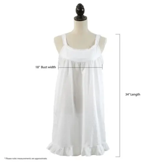 Saro Lifestyle Embroidered Design Women's Nightgown image {3}