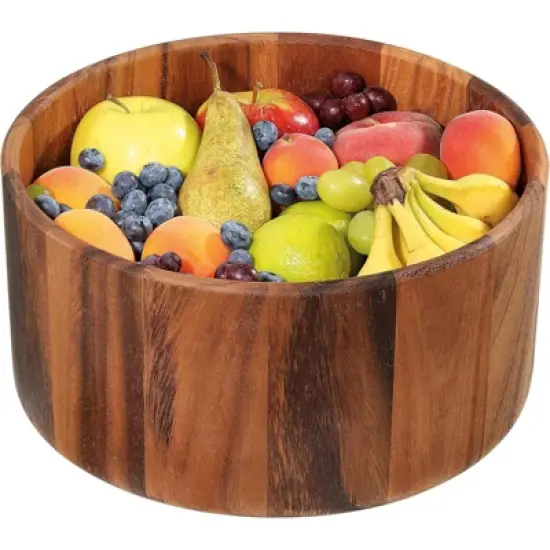 Zassenhaus Acacia Wood Salad Serving Bowl, Medium 11.8" diameter by 5.9" High image {2}
