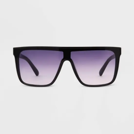 Women's Shiny Plastic Shield Sunglasses - Universal Thread&trade; image {3}