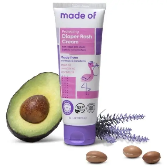 MADE OF Organic Diaper Rash Cream - 3.4 fl oz image {1}