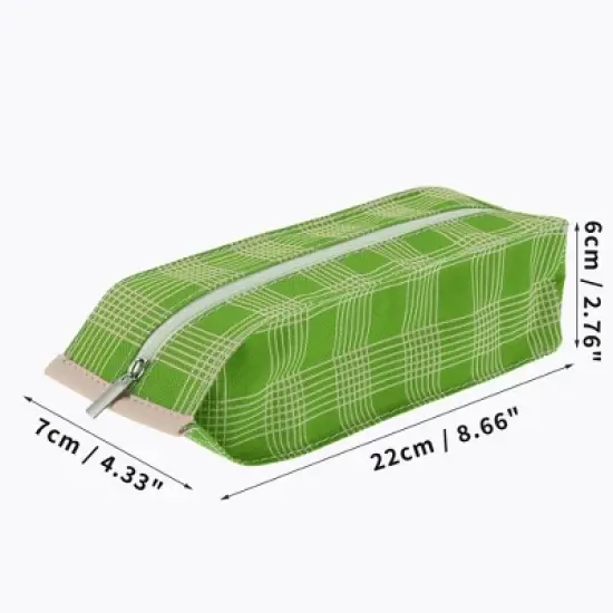 Unique Bargains Zipper Pencil Case Stripes Pattern image {5}