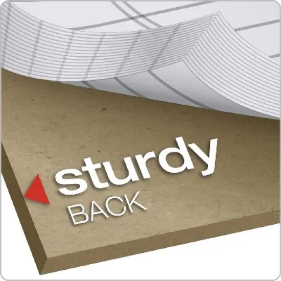 TOPS Prism Plus Colored Legal Pads 8 1/2 x 11 3/4 Pastels 50 Sheets 6 Pads/Pack 63116 image {4}