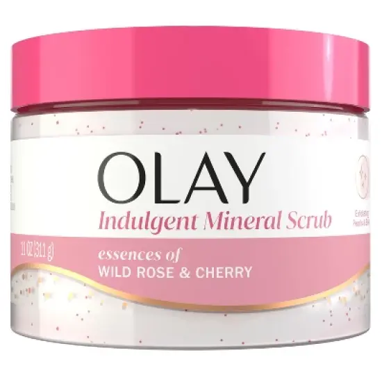 Olay Wild Rose & Cherry Indulgent Mineral Scrub - 11oz image {6}