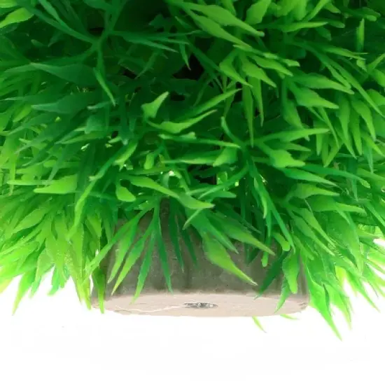 Unique Bargains Artificial Grass Ball for Fish Tank Landscape Decoration 3.35x3.74 Inch 1 Pcs image {4}