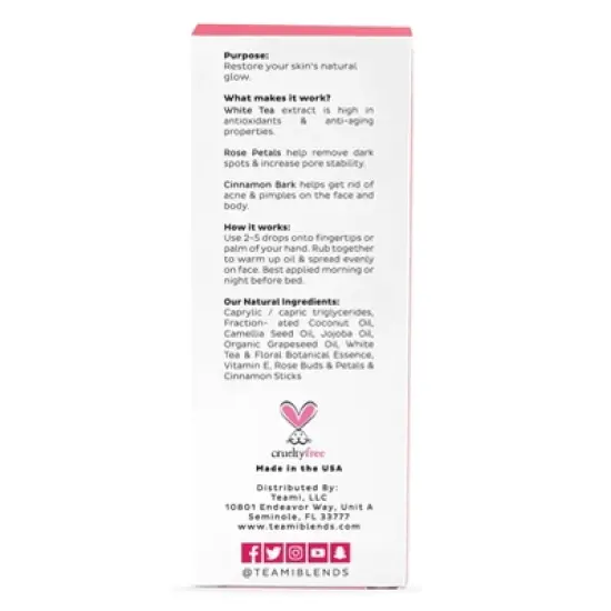 Teami Glow Facial Oil - 2 fl oz image {1}