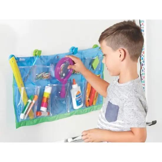 Learning Resources Create-a-Space Hanging Storage Chart: Plastic Organizer for Kindergarten Teaching Aid image {2}