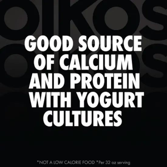 OIKOS Plain Greek Yogurt - 18g protein 32oz image {4}