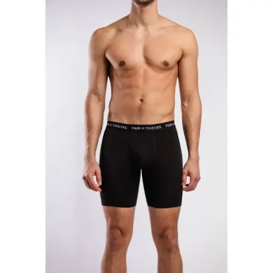 Pair of Thieves Men's Super Soft Long Boxer Briefs 2pk image {7}