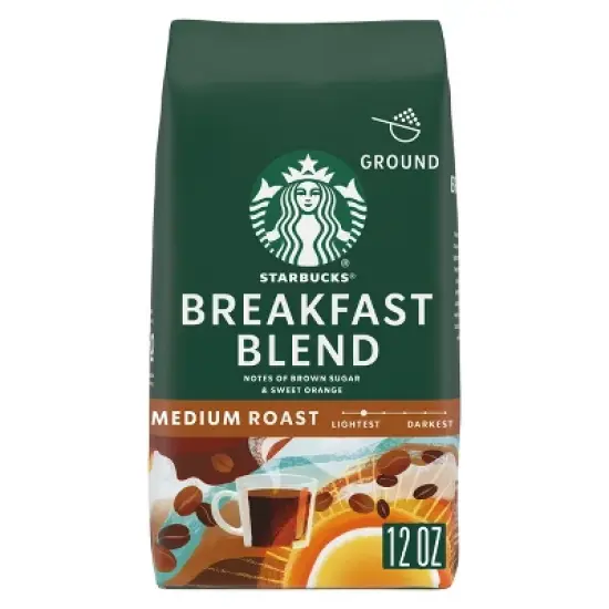 Starbucks Breakfast Blend Medium Roast Ground Coffee image {5}