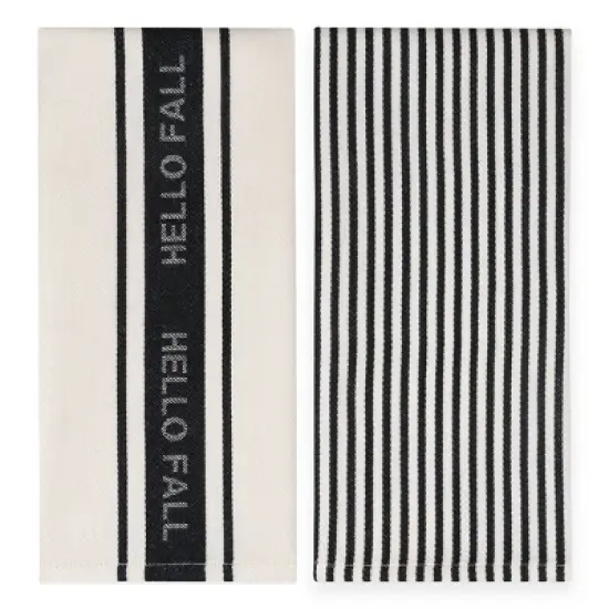 2pk Dishtowels Hello Fall - Bullseye's Playground&trade; image {1}