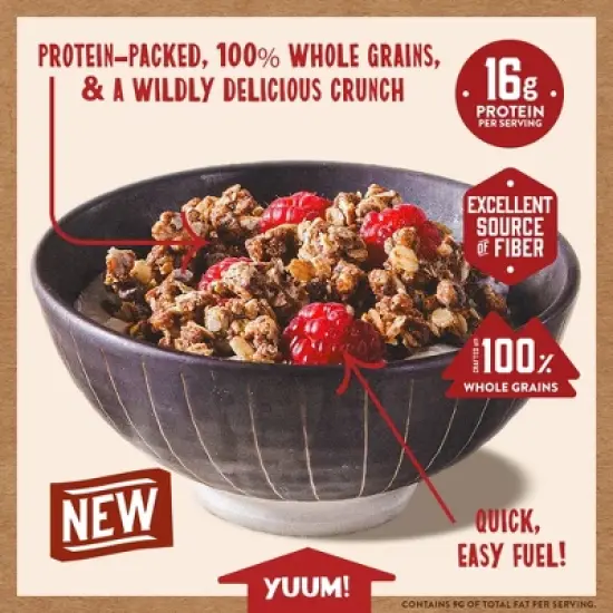 Kodiak Protein-Packed Chocolate Oat Granola - 11oz image {3}