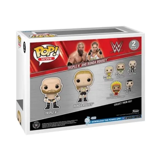 Funko POP! WWE: Rousey & Triple H 2pk image {2}