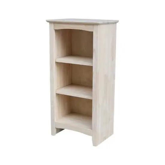 Shaker Bookcase Unfinished Brown - International Concepts image {7}