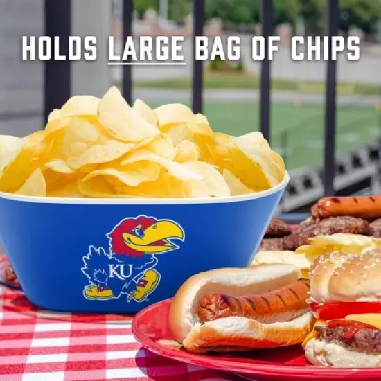 NCAA Kansas Jayhawks Large Party Bowl image {4}