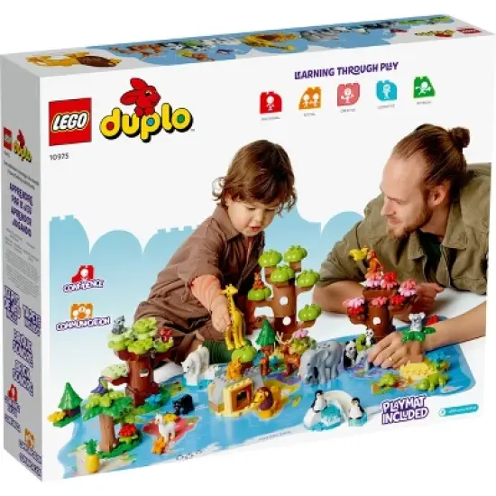 LEGO DUPLO Wild Animals of the World Toy Animal Figures 10975 image {3}