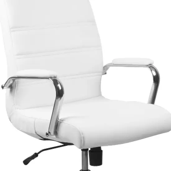 Merrick Lane Contemporary Mid-Back Home Office Chair with Padded Arms image {11}