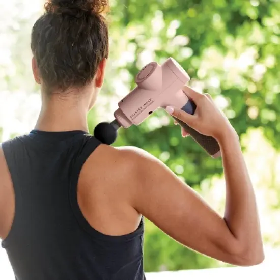 Sharper Image Powerboost Deep Tissue Percussion Massager Version 2.0 - Blush image {5}