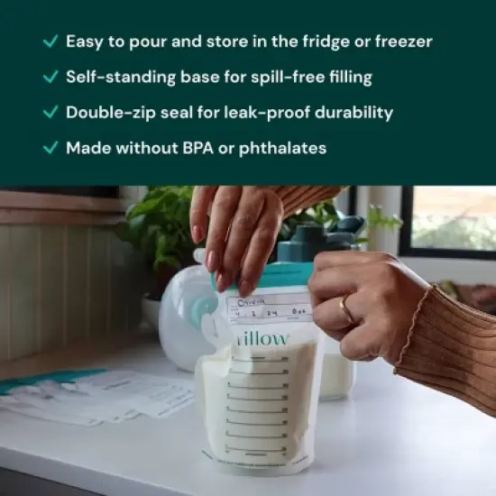 WILLOW Breast Milk Storage Bags - 100pk image {1}
