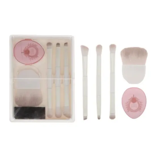 Unique Bargains Portable Makeup Brush Set 5 Pcs image {8}