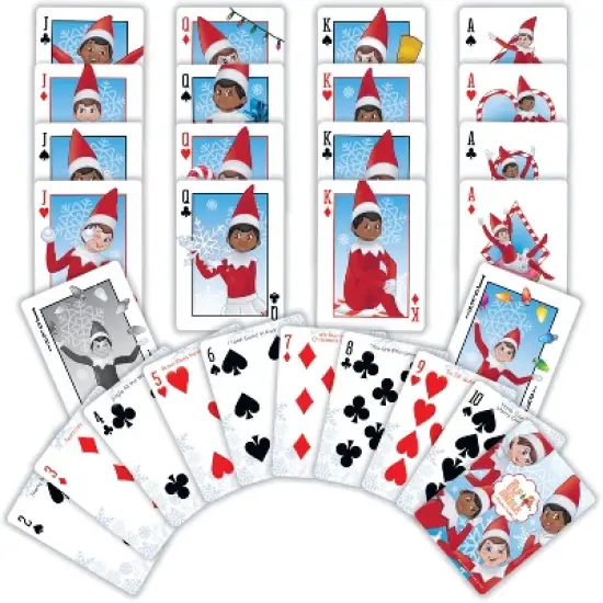 MasterPieces Officially Licensed Elf on the Shelf Playing Cards - 54 Card Deck image {2}