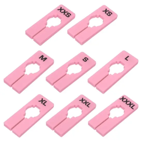 Unique Bargains Closet Sorting Separator Hanging Clothes Dividers Label 40 Pcs 8 Sizes image {9}