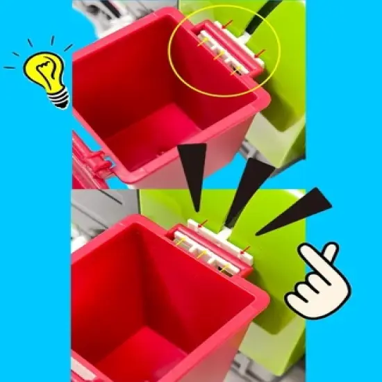 Big Daddy - Green City Sanitation Truck - DUO Trash & Recycling Cans with Lifting & Dumping Action image {8}