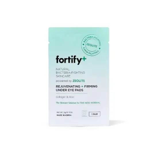 Fortify+ Natural Germ Fighting Skincare Rejuvenating and Firming Under Eye Pads - 5ct/3.7oz image {1}