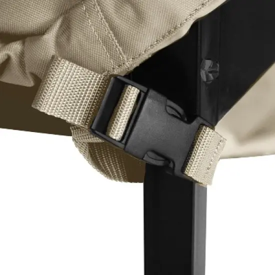 KHOMO GEAR Air Conditioner Cover &ndash; Waterproof Outdoor AC Unit Protector &ndash; Beige &ndash; Heavy Duty, All-Season Protection for Window & Wall-Mounted AC Units image {4}