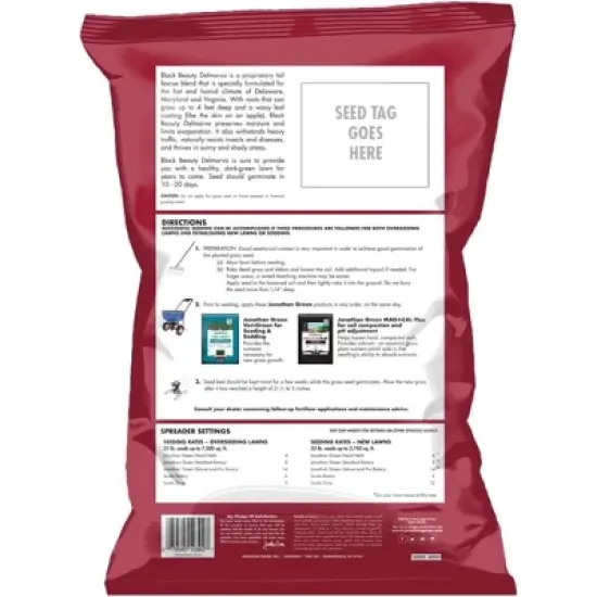 Jonathan Green Black Beauty Delmarva Mix Grass Seed image {1}