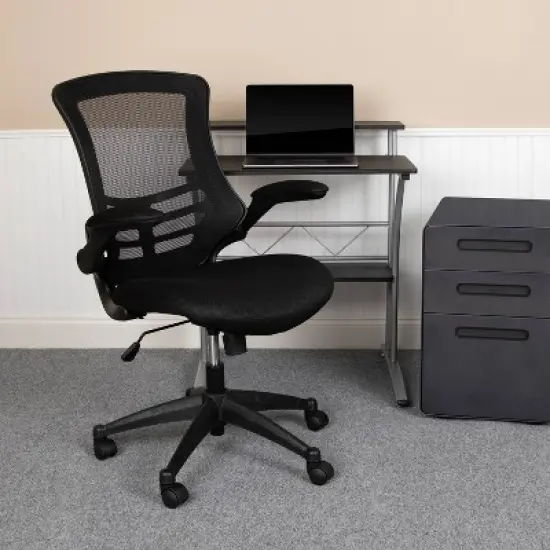 Swivel Task Chair Black - Flash Furniture image {13}