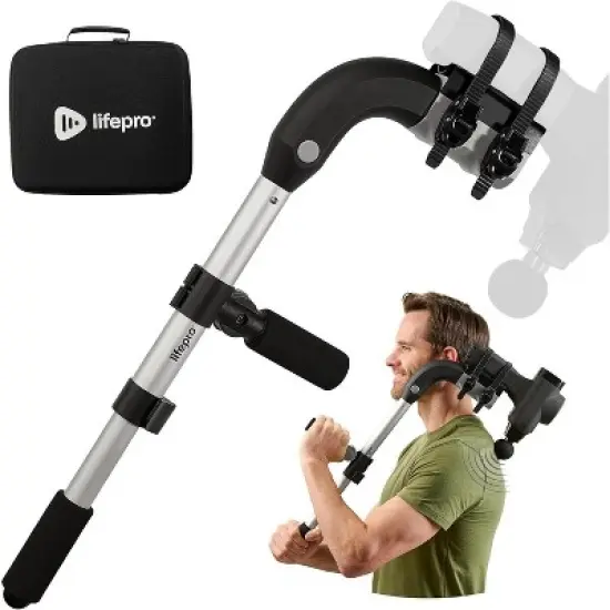 Lifepro Massage Gun with 8 Heads & 5 Speeds ? Deep Tissue Percussion Massager for Athletes ? Compatible with Holder (Sold Separately) image {8}