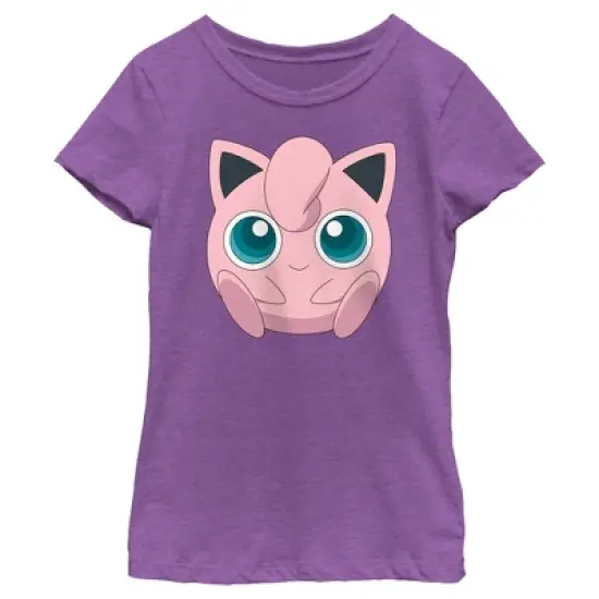 Girl's Pokemon Cute Jigglypuff T-Shirt image {4}