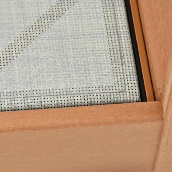 Wood Frame 4Piece Outdoor Sofa Set 3Seater Lounge + Accent Chairs & Ribbed Table image {9}